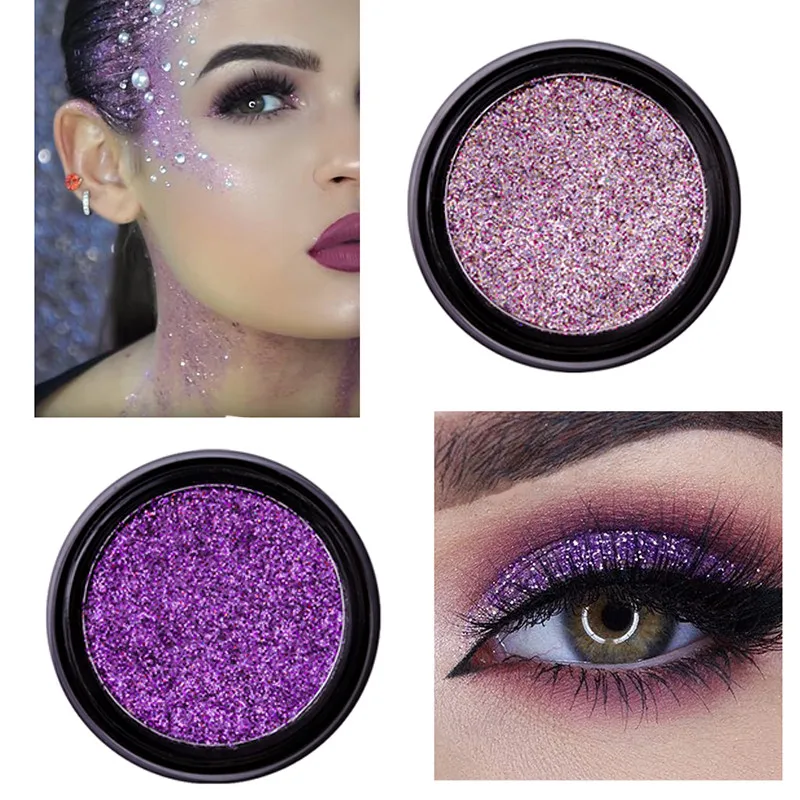 Металлические блестящие тени для век модные макияжа мягкие блестки Великолепный