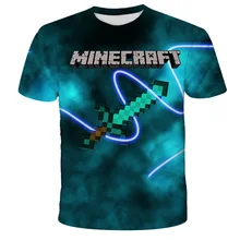 My World Children Boy's 3D Printing Short-Sleeved T-Shirt, Children's Games Best T-sShirts, Kawaii Girl Shirt, My World T-Shirt