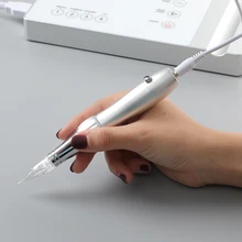 Профессиональная машинка для татуировки, беспроводная машина для перманентного макияжа, ручка, красивый картридж, набор для бровей EK722