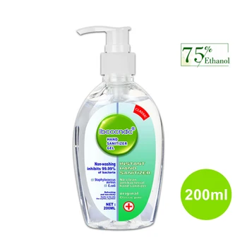 

200ml Portable Hand Sanitizer Gel Anti-Bacteria Moisturizing Liquid Disposable No Clean Waterless Hand Gel