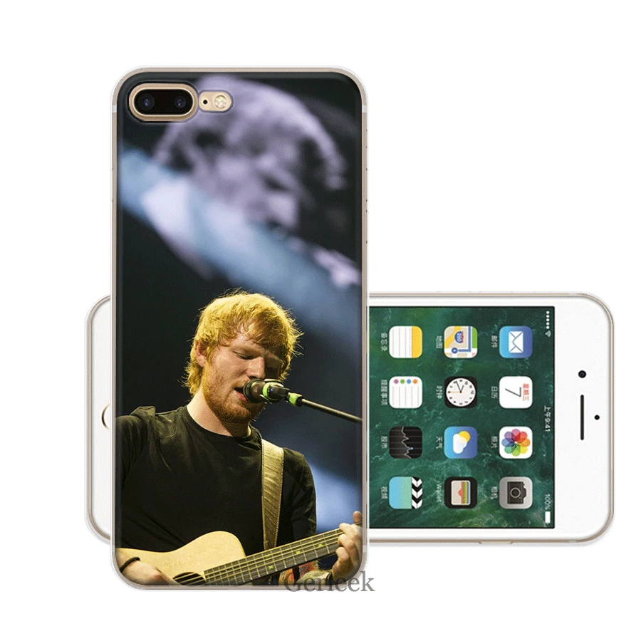 Мобильный телефон чехол для iPhone 6 6s 7 8 P Lus XR X XS Max 5 5S SE Shell Ed Sheeran X Жесткий Чехол