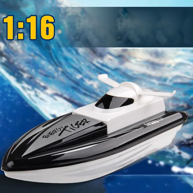 2.4G Six Channel Mini Radio-Controlled Speedboat Long-distance Remote Control Submarines Ship Kid's Scientific Experiment Toy 6