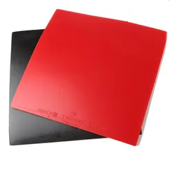 Reverse Adhesive Table Tennis Rubber Hard Sponge Ping Pong Rubber Fast Attack Red/Black Pingpong Rubber Racket Accessories