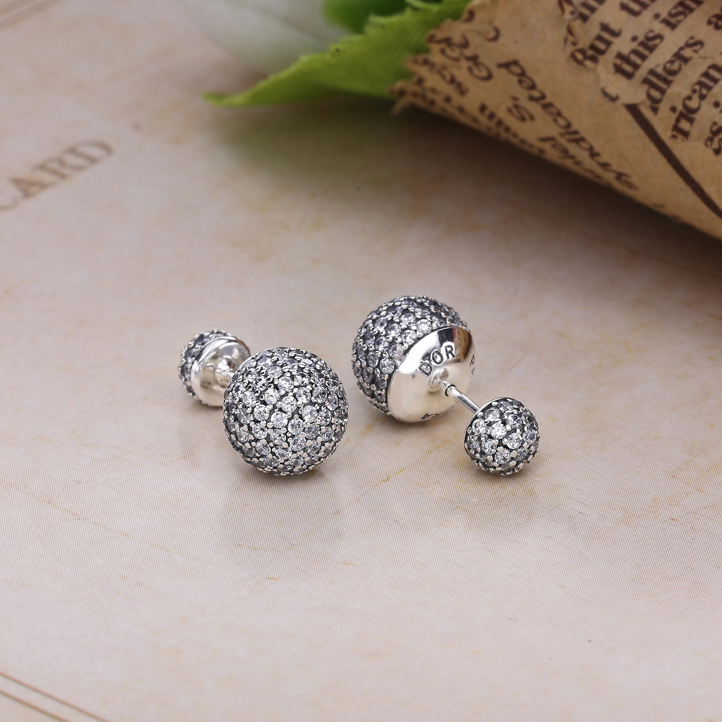 Ajax 925 Sterling Silver Original Charm Shines With High Quality Luxury Jewelry Elegant And Simple Earrings As The Best Gift For