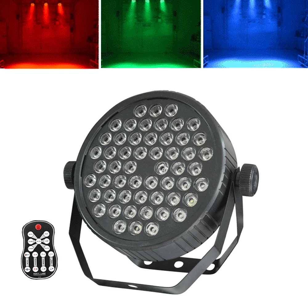 Led Up Lighting DMX/Remote Control Led Par Lights 54 Leds Dmx Wash Par Can Stage Lighting Super Bright For Wedding Dj Party Show stage effect lighting led super bright strobe light rgb 3in1 led lamp led wash strobe 2in1 with color mix for dj light disco dmx