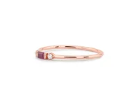 Bague en argent Sterling 925 pour femme, bague en Zircon émeraude, bijoux de charme, cadeau 6