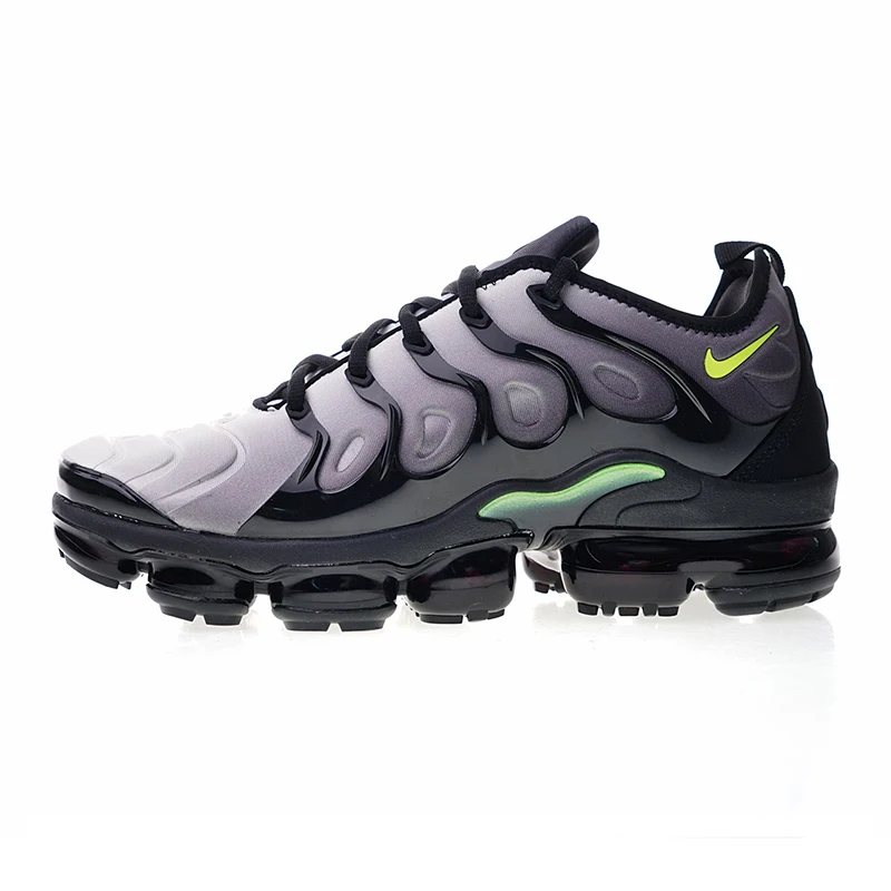 924453-009 Оригинальные подлинные мужские кроссовки для бега NIKE VAPORMAX PLUS, прочная, индивидуальная, Классическая, Спортивная, дизайнерская обувь,, новинка 924453 - Цвет: 924453-009