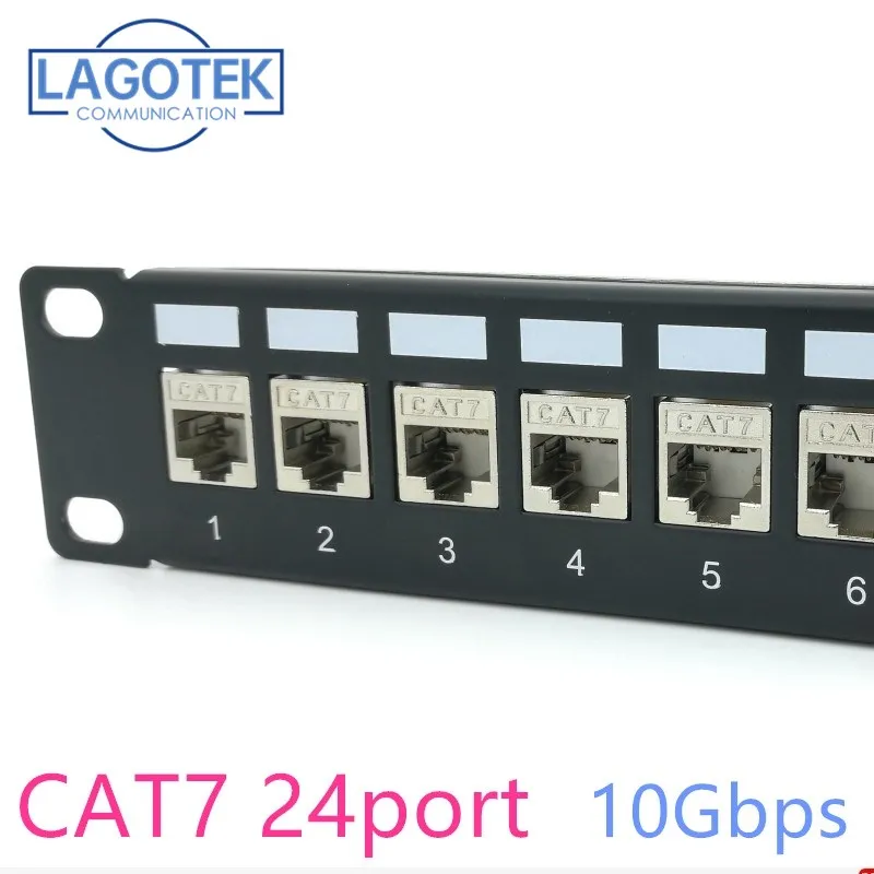 Cat7 Patch panel 24port CAT7/CAT6a  FTP Patch