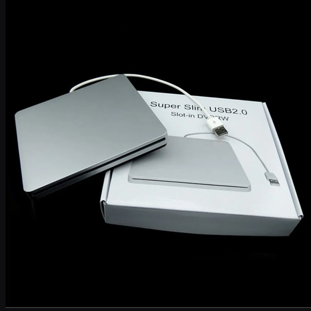 Тип ноутбука всасывания супер тонкий USB 2 0 Слот во внешнем DVD горелке DVD-RW внешних