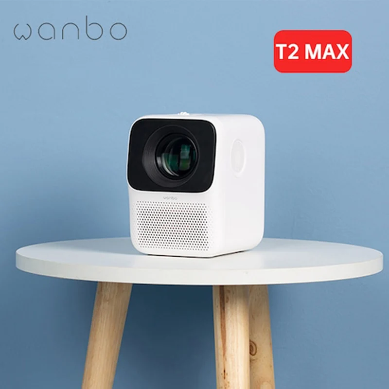 Global Version Wanbo T2 Max Lcd Projector Led Support Vertical Keystone Correction Portable Mini