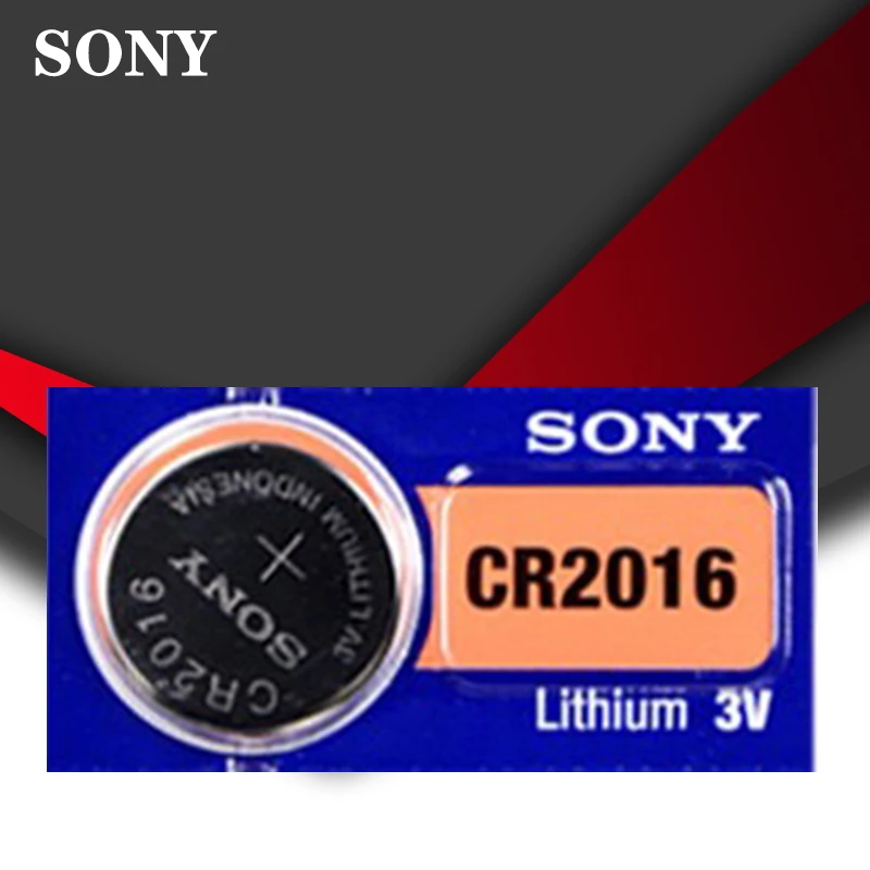 SONY 3V литиевые монетные элементы Кнопка батарея DL2016 KCR2016 CR2016 LM2016 BR2016 Высокая