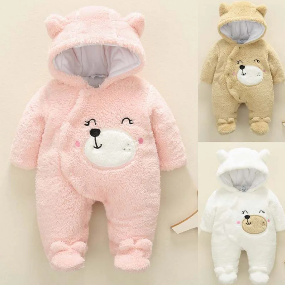 CYSINCOS Infant Flannel Climbing Suits New Spring Outwear Toddler Rompers Boy Girls Jumpsuit Newbor