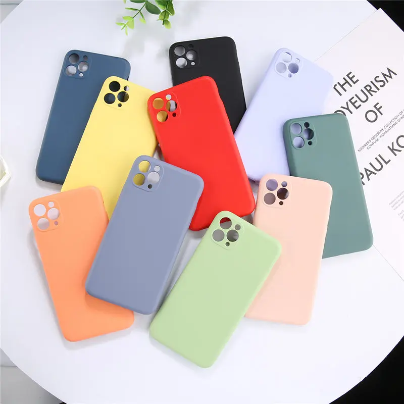 Lovebay Candy Color Phone Case For iPhone 11 11 Pro Max Liquid Silicone Solid Plain For iPhone 11 Case Soft TPU Back Cover Shell Lovebay Candy Color Phone Case For iPhone 11 11 Pro Max Liquid Silicone Solid Plain For iPhone 11 Case Soft TPU Back Cover Shell