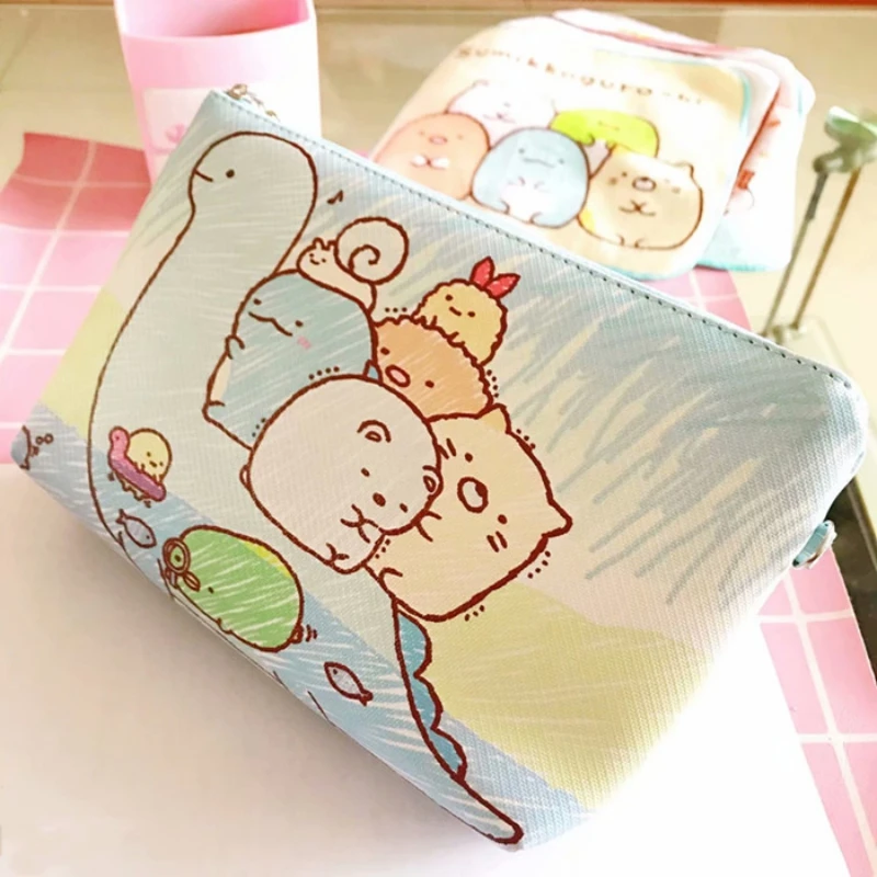 Милая мультяшная сумка Sumikko Gurashi из искусственной кожи через плечо мессенджер