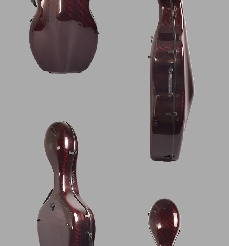 4 / 4 cello Case red Carbon Fiber Cello Case