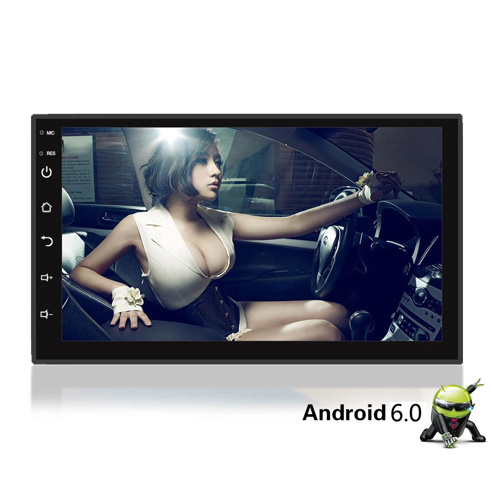 7 дюймов плеер Bluetooth MP5 сенсорный экран Android универсальный gps навигация Радио Портативный HD четырехъядерный автомобиль