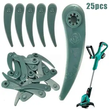 

25PCS Plastic Grass Trimmer Replacement Blades For Bosch ART 26-18Li, ART 23-18 Li Grass Trimmers Polymer Blade Cutting System