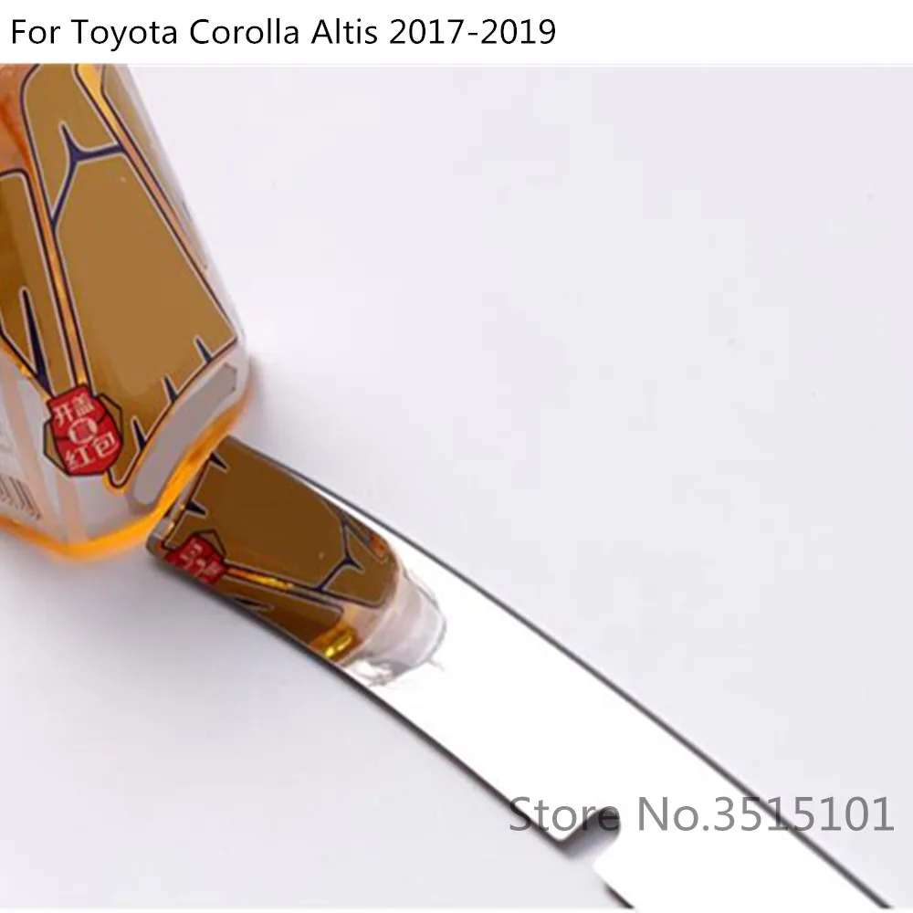 Car Cover Protect Stainless Steel Trim Front Up Grid Grill Grille Racing 3pcs For Toyota Corolla Altis