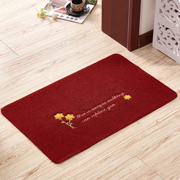 

Bath mat Fleece Non-slip Front Entrance Door Floor Mat Indoor Anti-slip Hallway Doormat Kitchen Long Carpet Rug For bathroom
