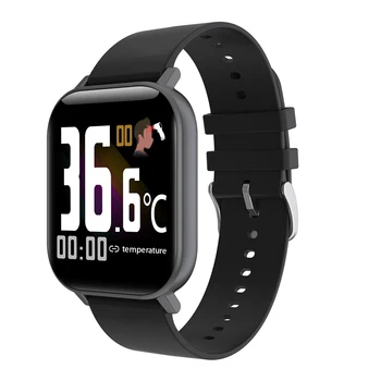 

Sleep Running Fitness Tracker APP Control Body Temperature Gift Fashion Smart Bracelet Heart Rate Monitor Watch For Android IOS