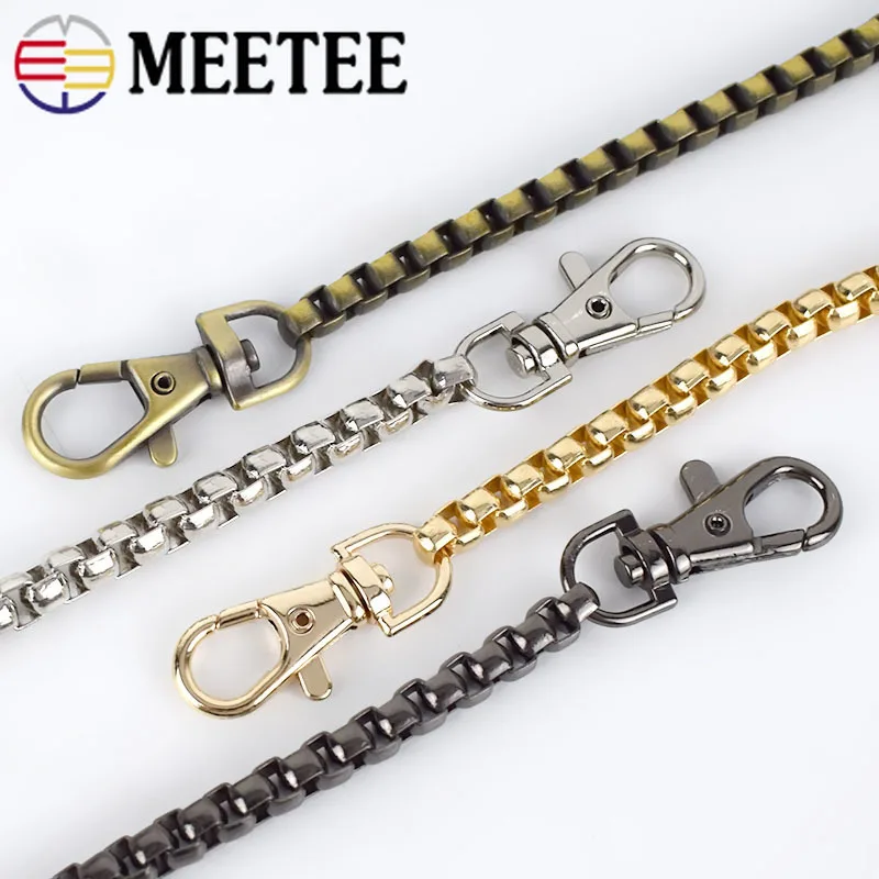 Meetee 1 шт. 120 см высокое качество сумка через плечо с металлическим браслетом Сумки