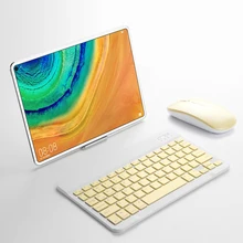 Wireless Rechargeable bluetooth Keyboard and Mouse Noiseless Ergonomic Keyboard For iPad Huawei Sansumg Tablet PC Phone