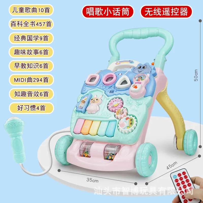 

Baby Walker Cart Baby Early Childhood Educational Baby Multi-functional Baby Walker with Music Toy