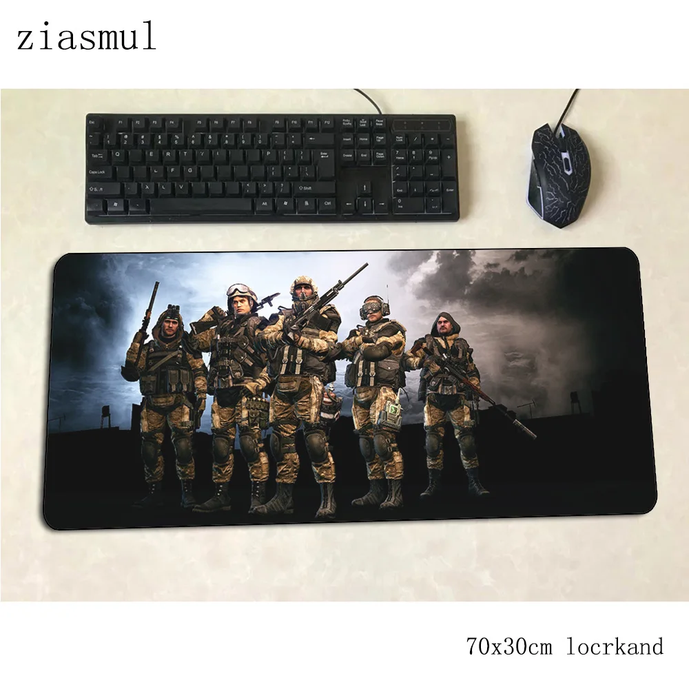 Коврик для мыши warface 70x30 см игровой коврик офиса ноутбука настольного коврика