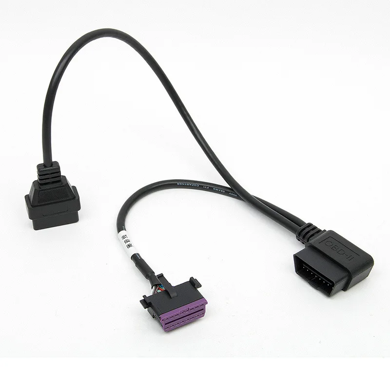  OBD2 one-two extension cable OBD original car interface 16-pin 16-core for Volkswagen Audis Kodak t