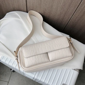 

Stone Pattern Small PU Leather Shoulder Bags For Women 2020 Lady Crossbody Bag Female Handbags Chain Design Underarm Bag