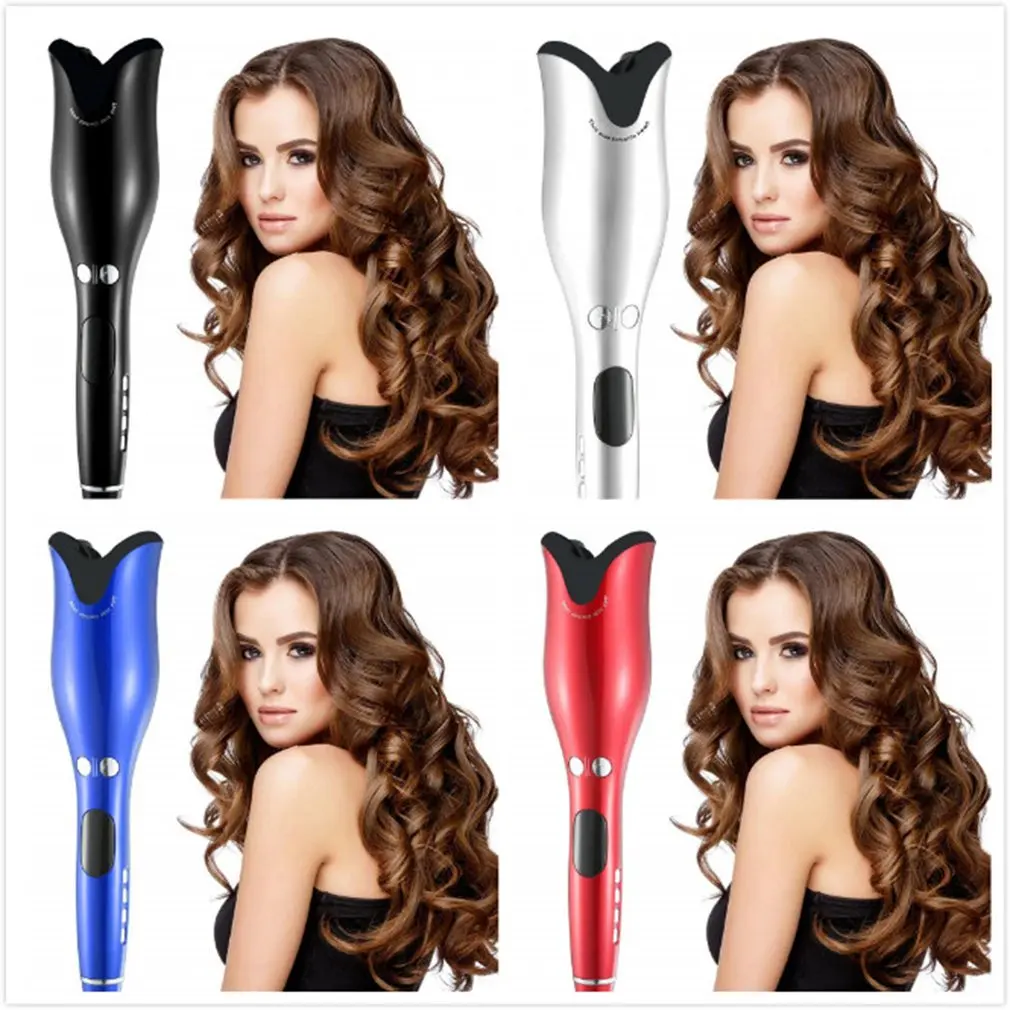 

New, Rose-Shaped Curling Iron, Automatic Spiral, Multi-Function, Lcd Lazy Curling Iron, Curling Artifact Set