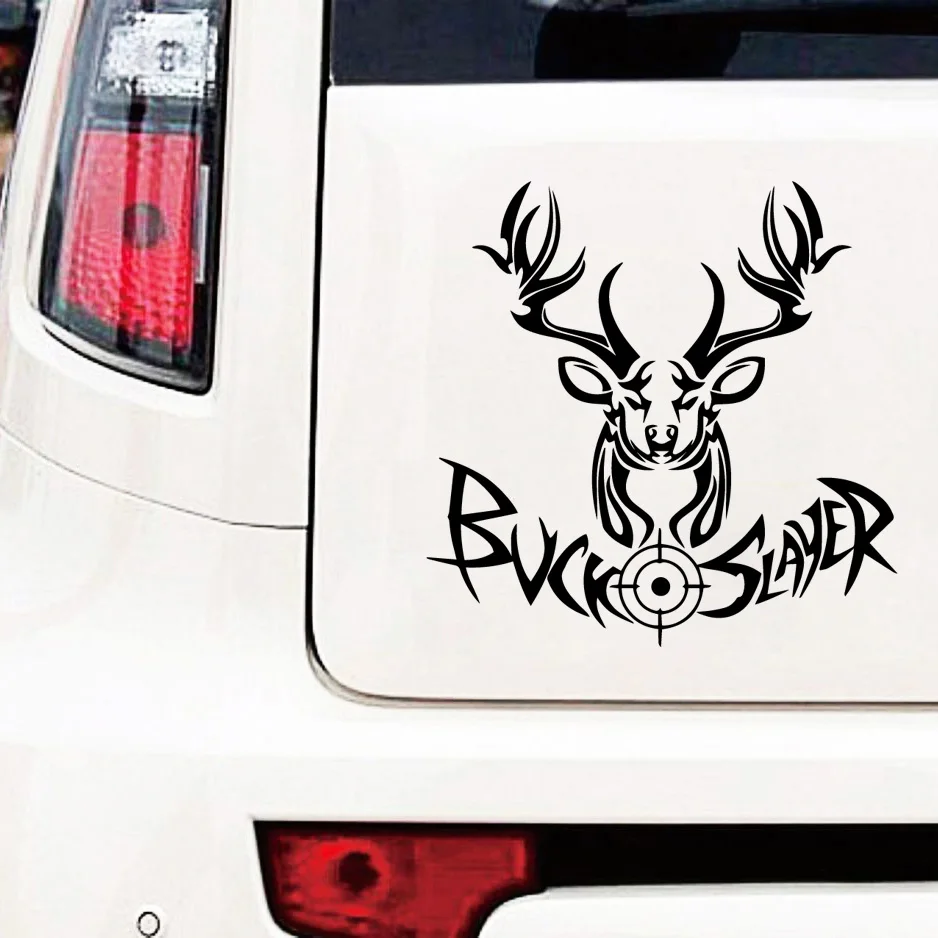 

Lovely Cartoon Deer Graffiti Car Sticker and Decal Funny Laptop Windshield Bumper Window Waterproof Cover Scratches PVC12*12cm