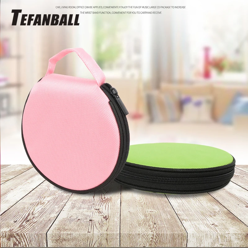 1Pc Car Portable Card Bag 20 Disc Capacity DVD CD Case for Media Round Storage Home Box Auto Accessories | Автомобили и мотоциклы