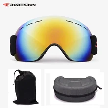 Высокое качество лыжные очки UV400 противотуманные мужские и женские лыжные очки сноуборд большая маска с коробкой