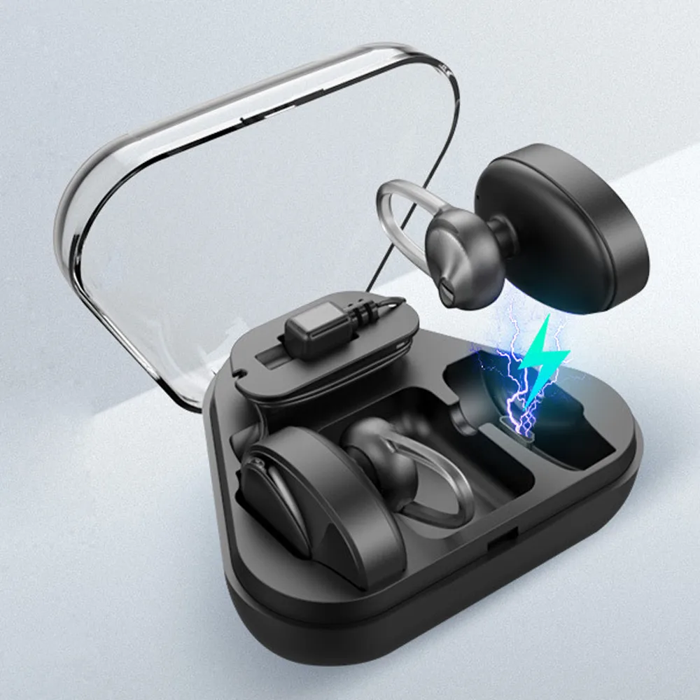Mosunx легкая bluetooth-гарнитура, спортивные наушники с зарядным устройством, микрофон, гарнитура для всех смартфонов iPhone