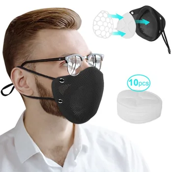 

Reusable Silicone Anti-Dust Face Mask 95% Filtration Mask With Replacement Filter Non-Woven Protective Face Mask
