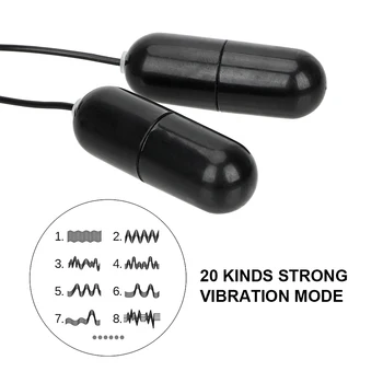 20 Speed Glans Trainer Massage Male Masturbator Cock Ring Delay Ejaculation Sex Toys For Men Penis Head Vibrator 3