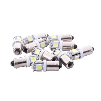 

Big deal 10 x White BA9S T4W 5 LED SMD 5050 Car Indicator Light Interior Bulb Lamp