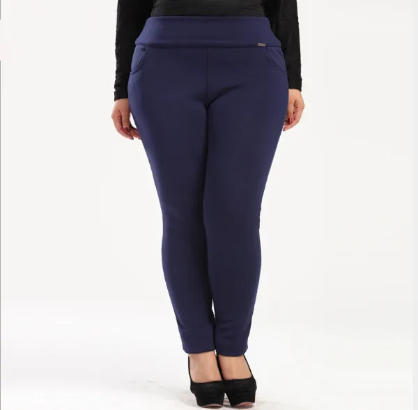 4xl 6xl 8xl 10xl вельветовые толстые теплые женские брюки осень зима брюки женские эластичные с высокой талией узкие брюки-карандаш fw716