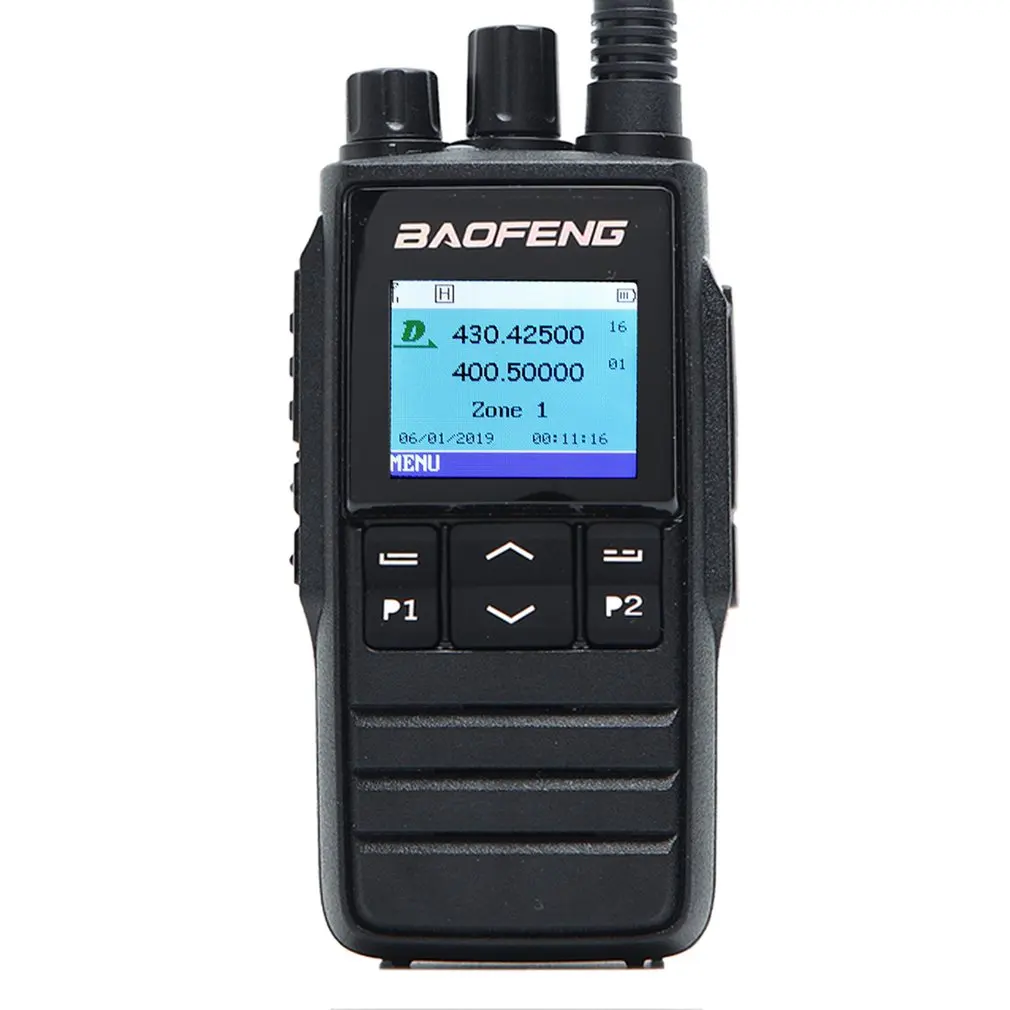 

Handheld DM-1703 DMR Walkie Talkie VHF UHF Dual Band 136-174 & 400-470MHz Dual Time Slot Tier 1&2 Digital Radio