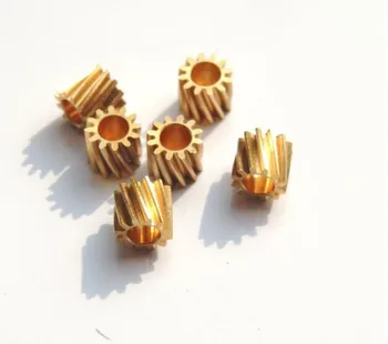 

0.5 module gear motor output gear Metal Gear aperture 3.17MM model DIY toy remote control accessories