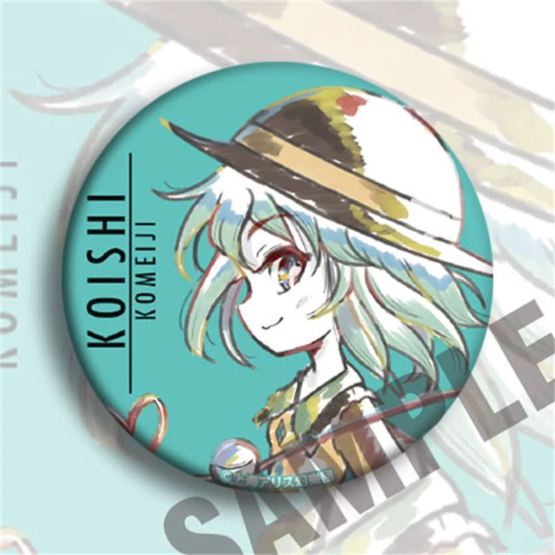 Японское аниме TouHou Project Kirisame Marisa Hakurei Reimu Cosplay Bedge набор значков для сумок шляпы