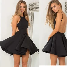 Дизайнерское недорогое мини-платье на бретелях для вечеринки, платья для выпускного вечера, короткие платья для девочек