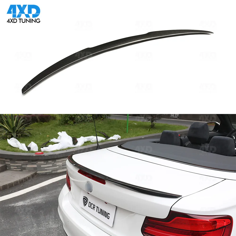 F22 Carbon Fiber Spoiler M4 Style For Bmw M235i Coupe M2 F87 Carbon