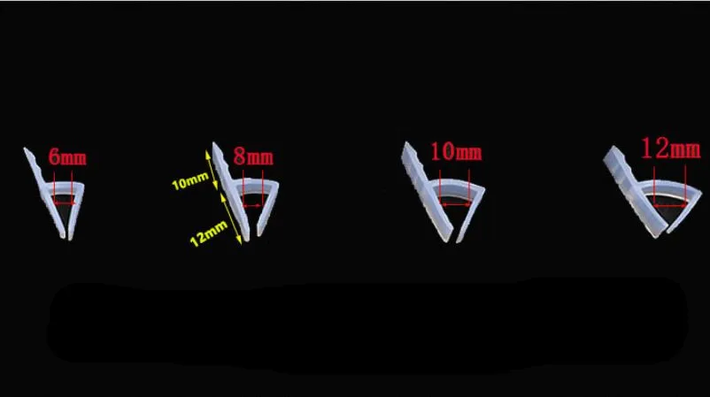 5 м/лот F U H форма силиконовые уплотнения раздвижные двери экран душевая дверь окно ванная комната уплотнение 6 8 10 12 мм стекло приспособление аксессуары