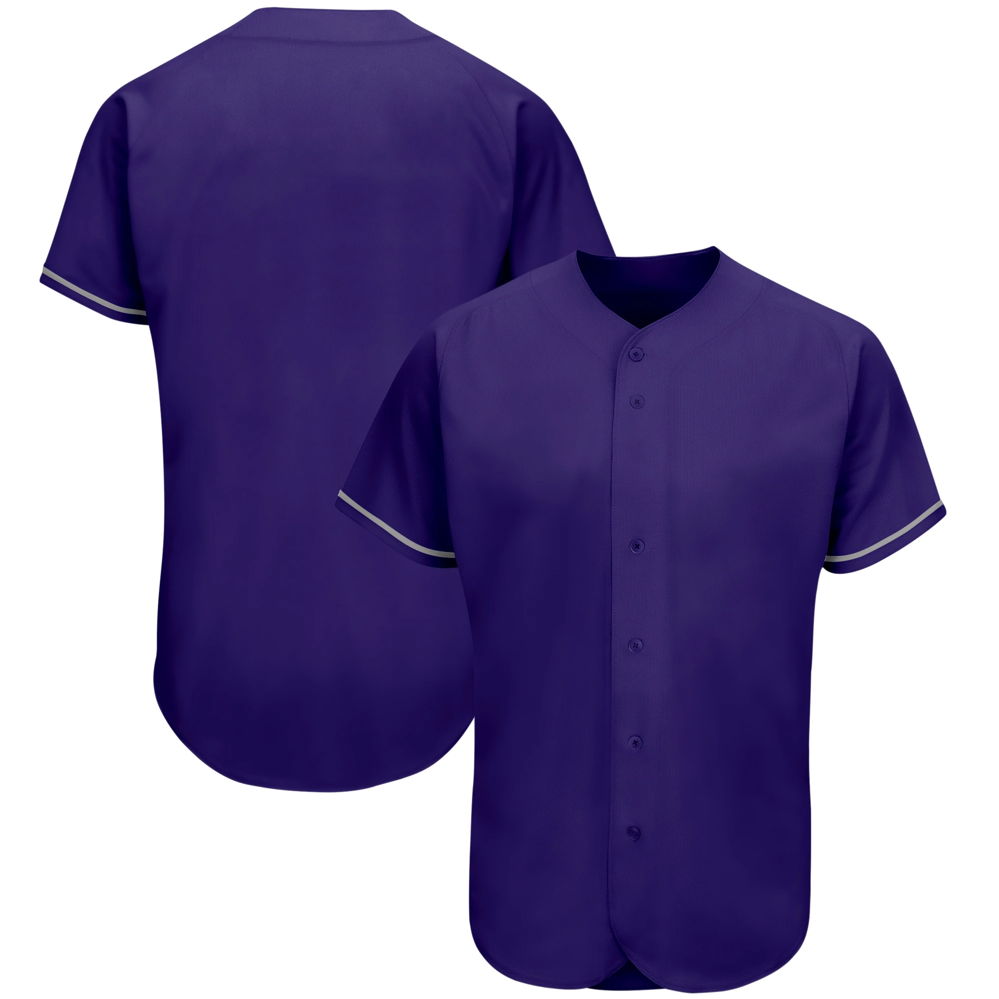 Baseball Jersey Your Name/Team&Number Button Down Shirts Hip Hop High-quality Streetwear Outdoors/Indoors Big Size