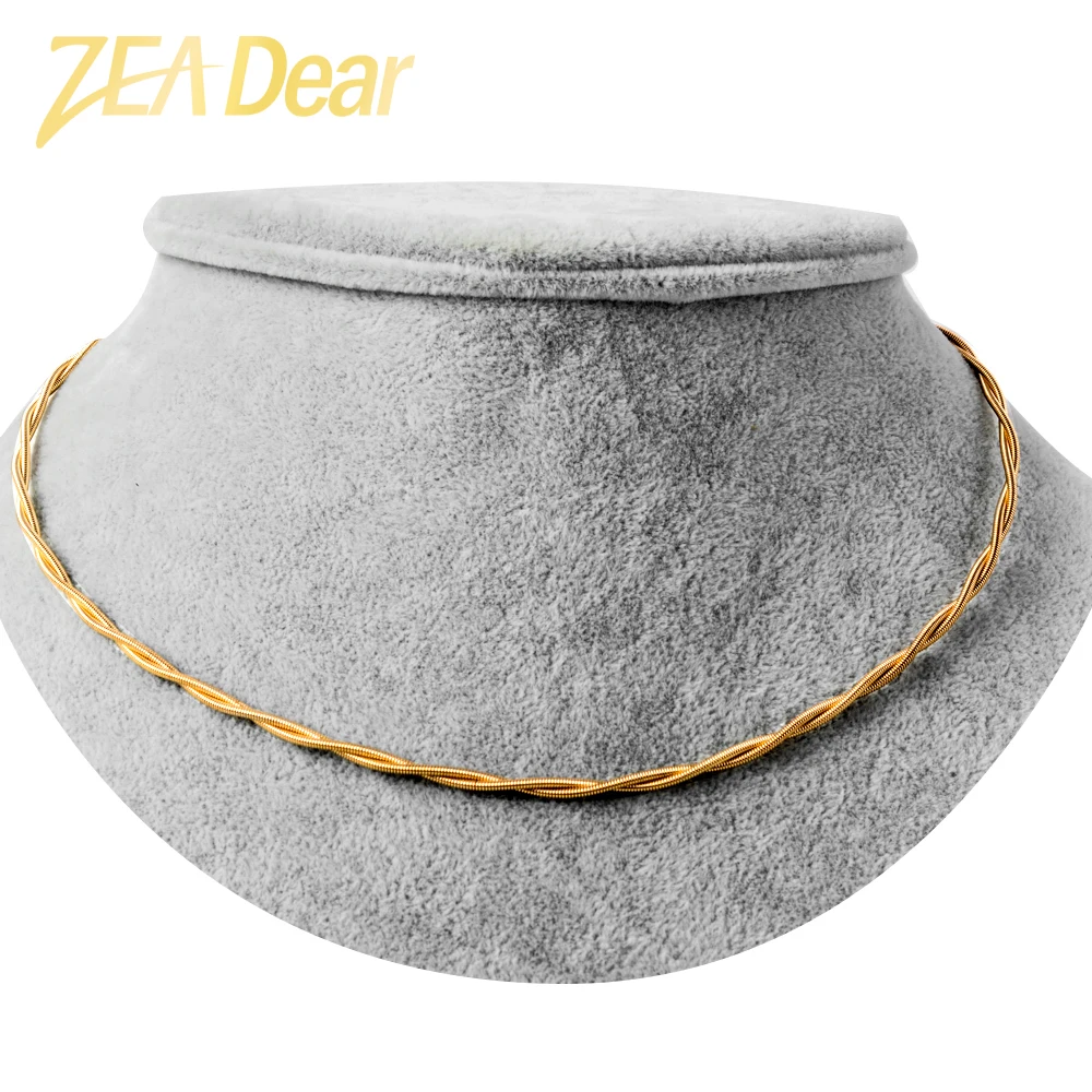 

ZEADear Jewelry Fashion Choker Necklace New Copper Gold Plated Lady Women High Quality Romantic Anniversary Daily Wear Gift