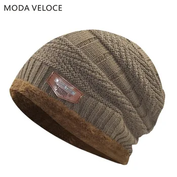 

New Fashion Adult Men's Winter Hat is a monochrome knitted casual woolen hat mixed spinning cotton wool hat brand outdoor hats
