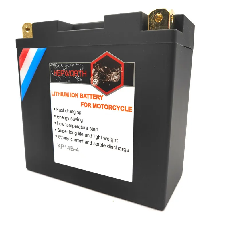 KP14B 4 LiFePO4 старт мотоцикла Батарея 12V 14Ah CCA 480A литий железо мотоцикл BMS заменить YT14B BS