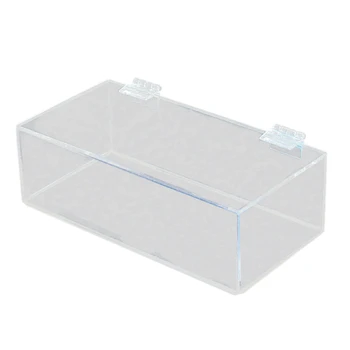 

Practical Nonporous Acrylic Clear Tissue Box Disposable Mask Storage Box Gloves Dustproof Organize Box